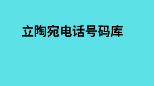 潜在客户一代